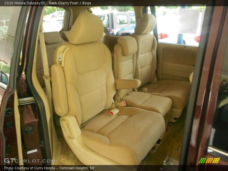 Dark Cherry Pearl / Beige 2010 Honda Odyssey EX