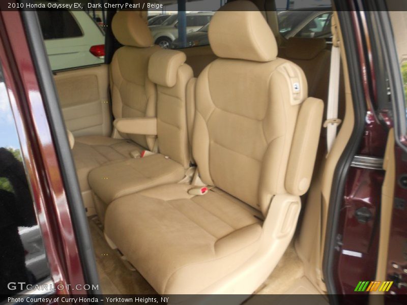 Dark Cherry Pearl / Beige 2010 Honda Odyssey EX