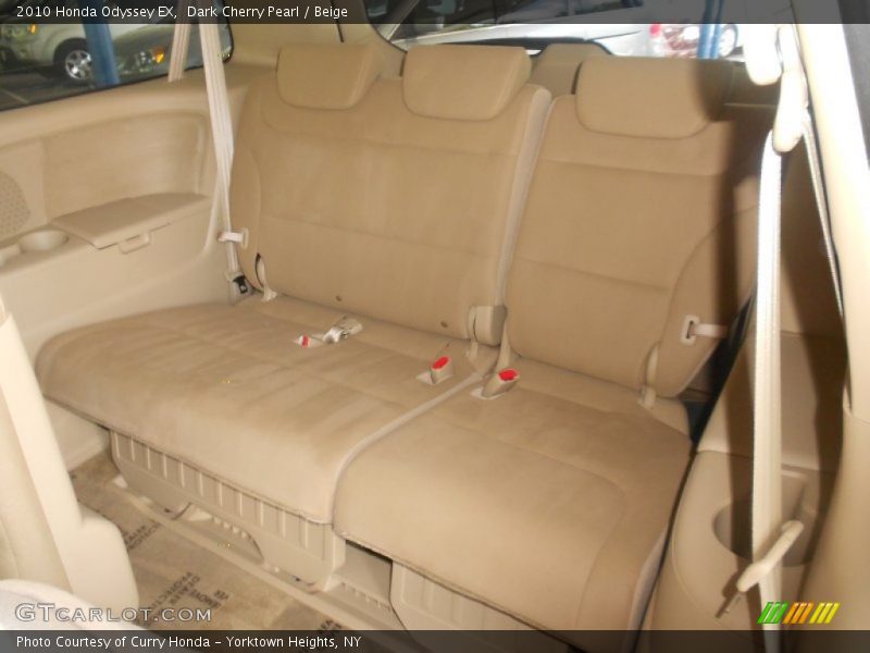Dark Cherry Pearl / Beige 2010 Honda Odyssey EX