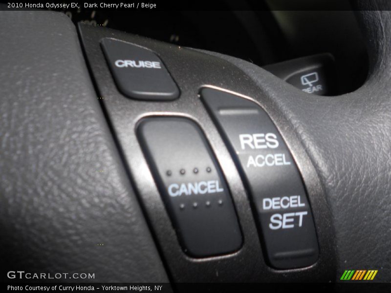 Dark Cherry Pearl / Beige 2010 Honda Odyssey EX