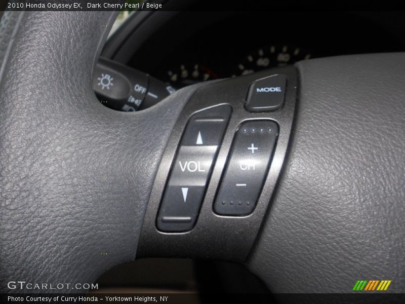 Dark Cherry Pearl / Beige 2010 Honda Odyssey EX