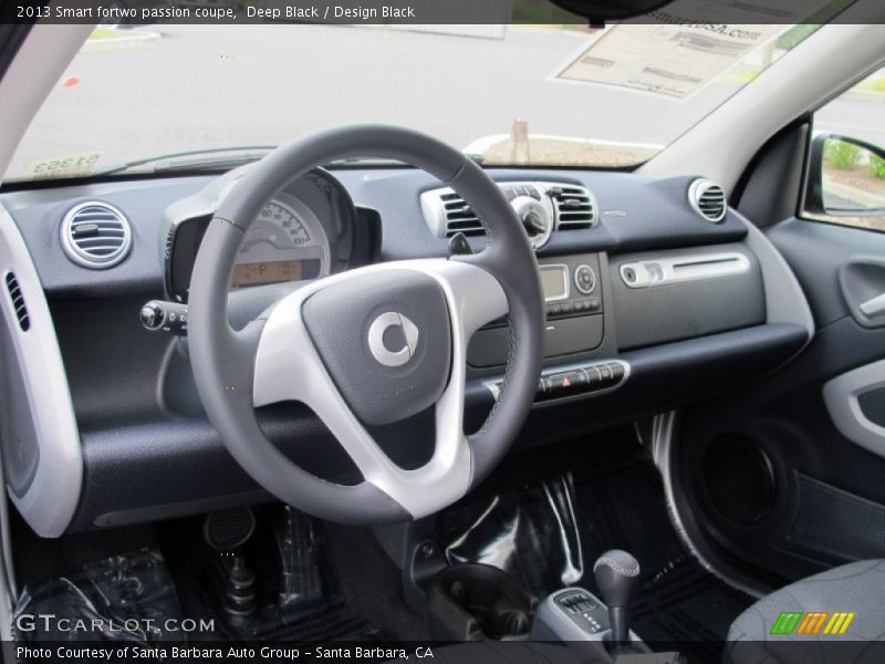 2013 fortwo passion coupe Design Black Interior