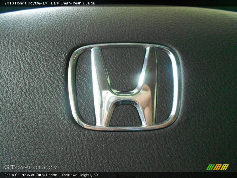 Dark Cherry Pearl / Beige 2010 Honda Odyssey EX