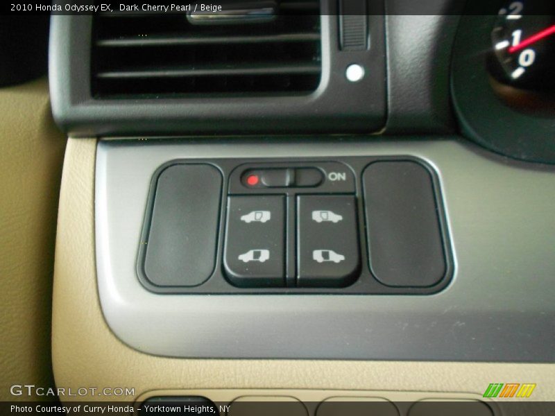 Dark Cherry Pearl / Beige 2010 Honda Odyssey EX
