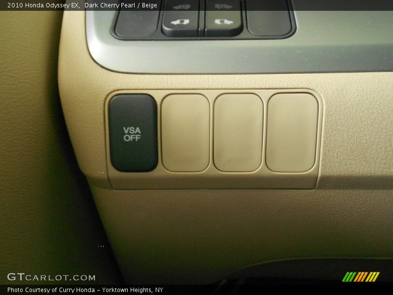 Dark Cherry Pearl / Beige 2010 Honda Odyssey EX
