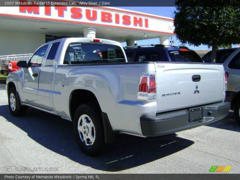 Alloy Silver / Slate 2007 Mitsubishi Raider LS Extended Cab