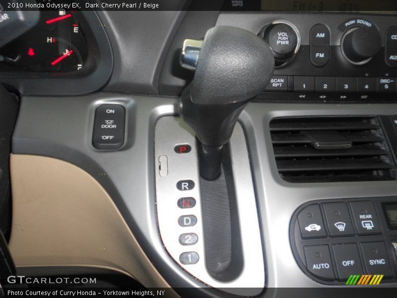 Dark Cherry Pearl / Beige 2010 Honda Odyssey EX
