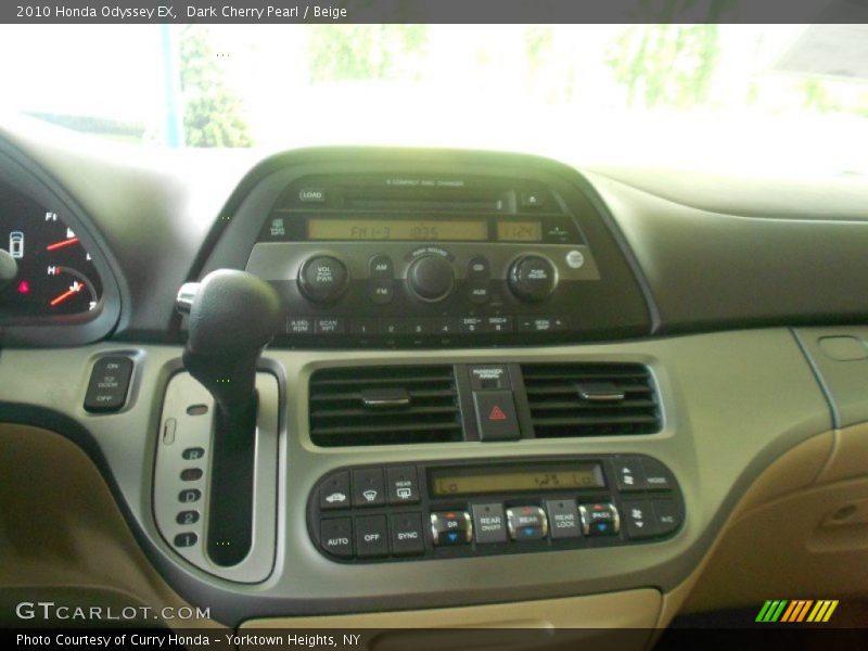 Dark Cherry Pearl / Beige 2010 Honda Odyssey EX