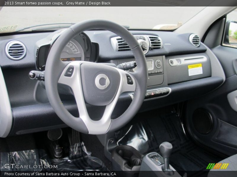  2013 fortwo passion coupe Design Black Interior