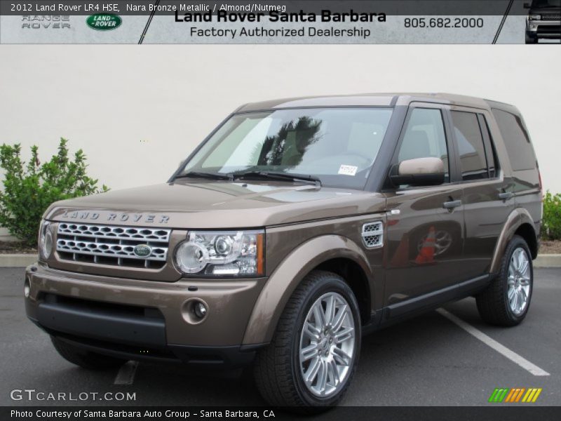 Nara Bronze Metallic / Almond/Nutmeg 2012 Land Rover LR4 HSE