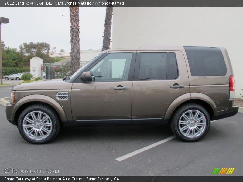 Nara Bronze Metallic / Almond/Nutmeg 2012 Land Rover LR4 HSE