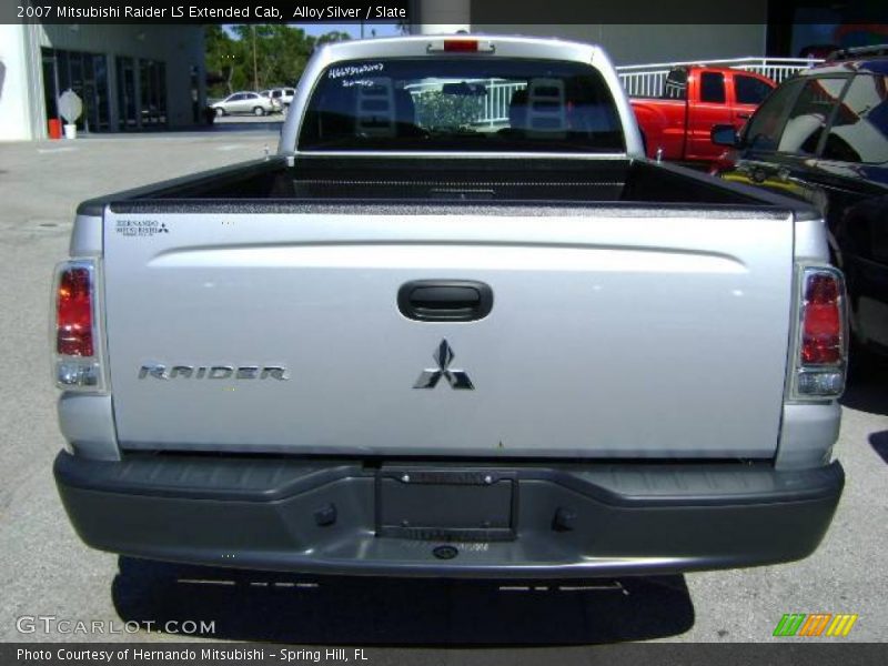 Alloy Silver / Slate 2007 Mitsubishi Raider LS Extended Cab