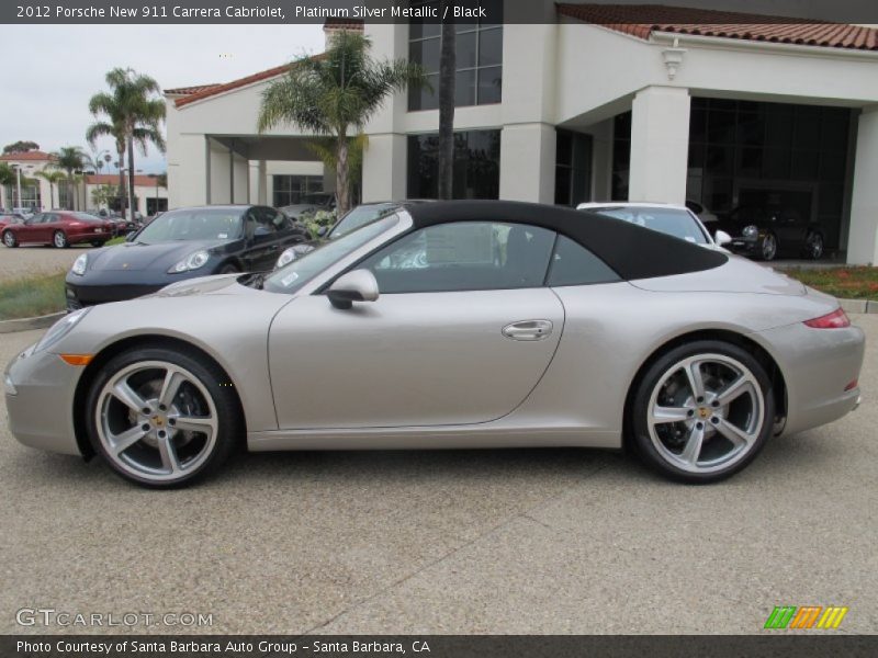  2012 New 911 Carrera Cabriolet Platinum Silver Metallic