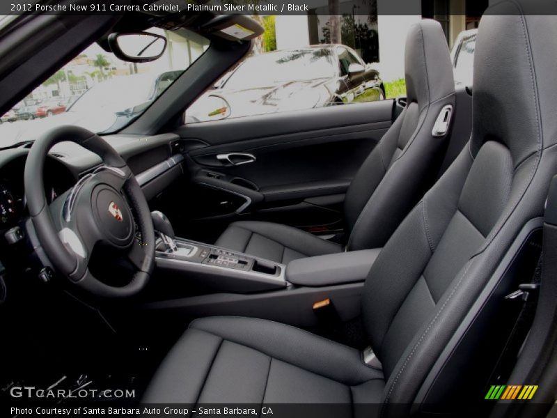  2012 New 911 Carrera Cabriolet Black Interior