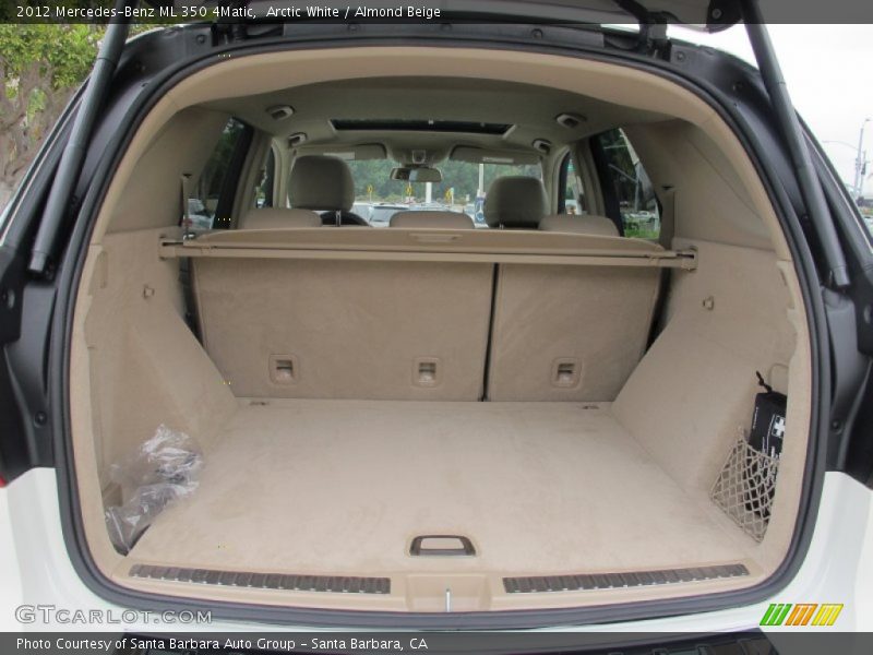 Arctic White / Almond Beige 2012 Mercedes-Benz ML 350 4Matic