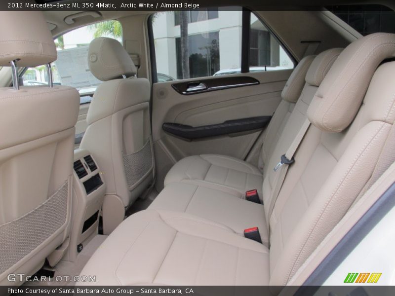 Arctic White / Almond Beige 2012 Mercedes-Benz ML 350 4Matic