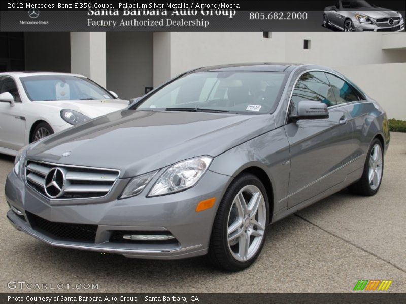 Palladium Silver Metallic / Almond/Mocha 2012 Mercedes-Benz E 350 Coupe