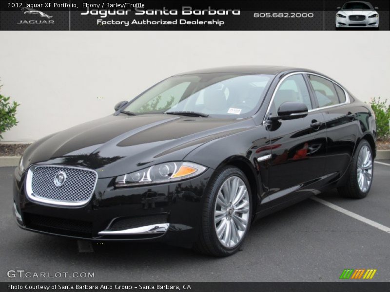 Ebony / Barley/Truffle 2012 Jaguar XF Portfolio