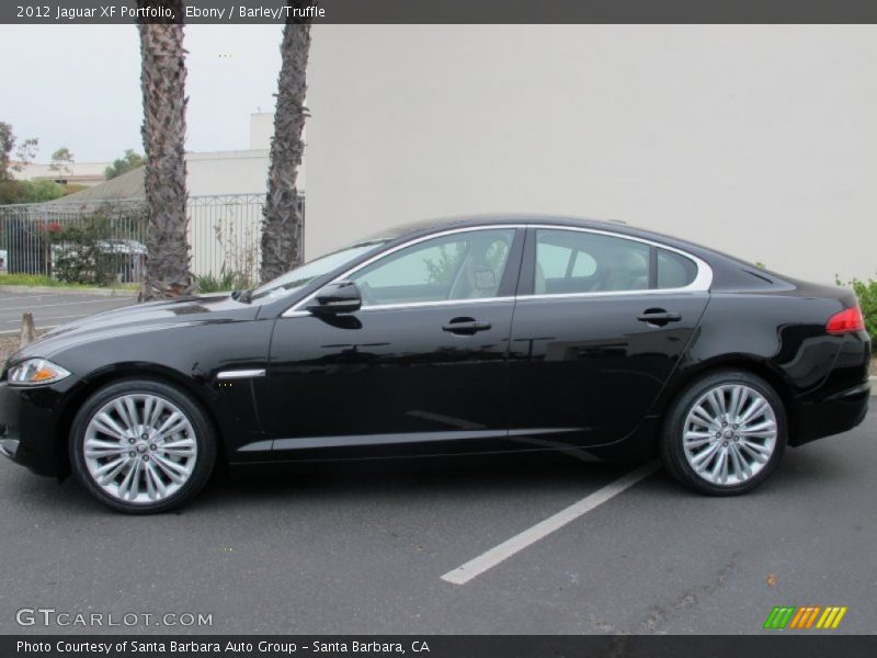 Ebony / Barley/Truffle 2012 Jaguar XF Portfolio