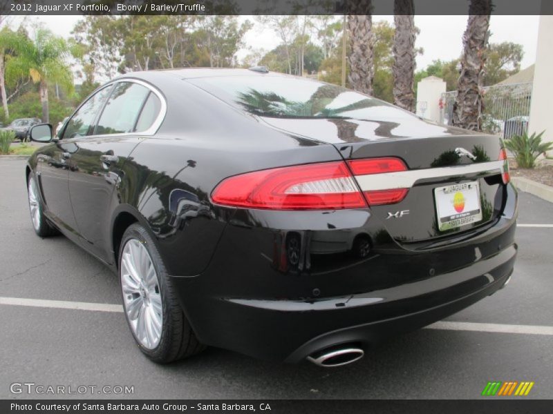 Ebony / Barley/Truffle 2012 Jaguar XF Portfolio