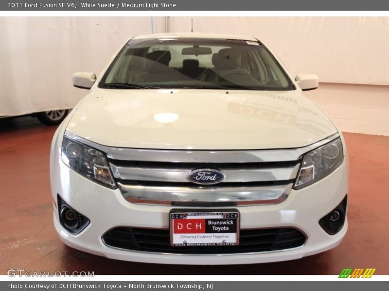 White Suede / Medium Light Stone 2011 Ford Fusion SE V6