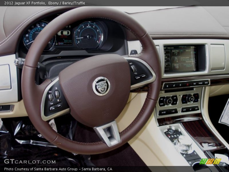 Ebony / Barley/Truffle 2012 Jaguar XF Portfolio