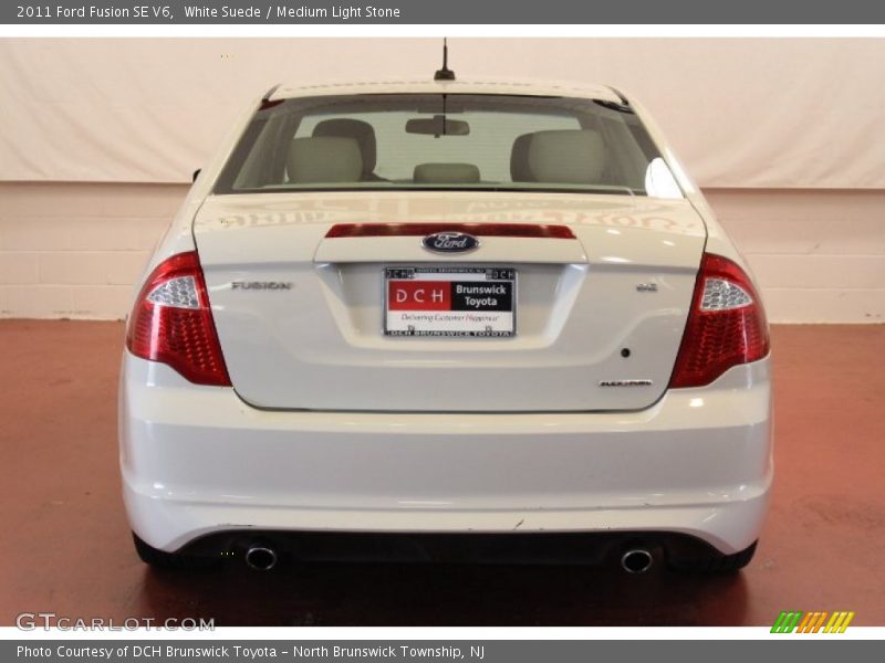 White Suede / Medium Light Stone 2011 Ford Fusion SE V6