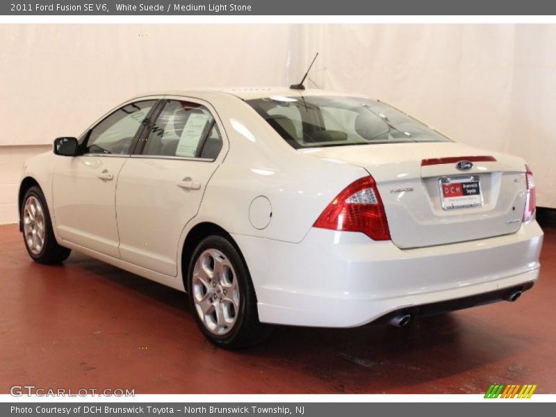 White Suede / Medium Light Stone 2011 Ford Fusion SE V6