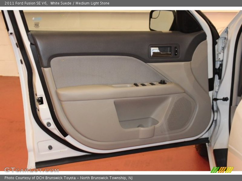 White Suede / Medium Light Stone 2011 Ford Fusion SE V6