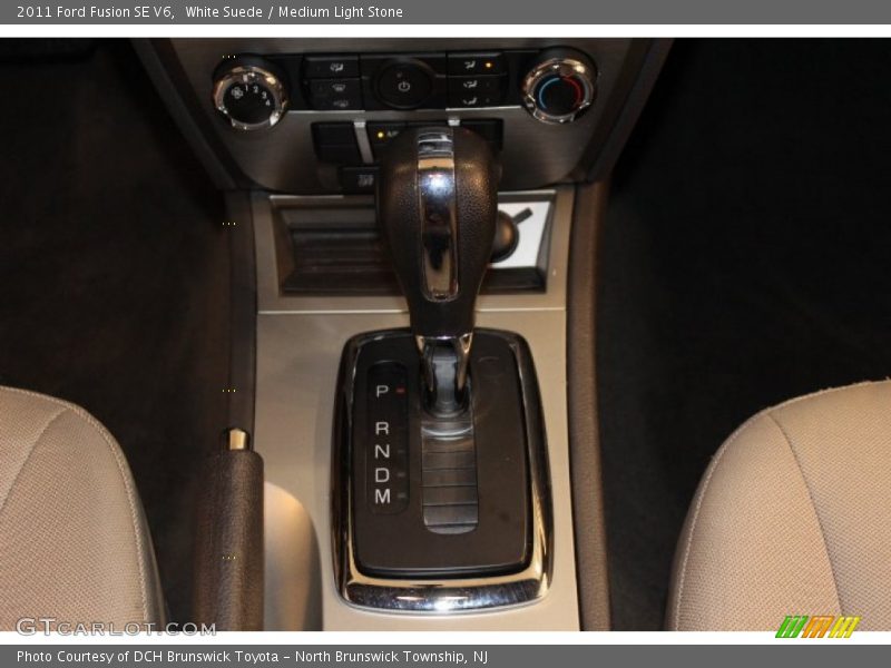 White Suede / Medium Light Stone 2011 Ford Fusion SE V6