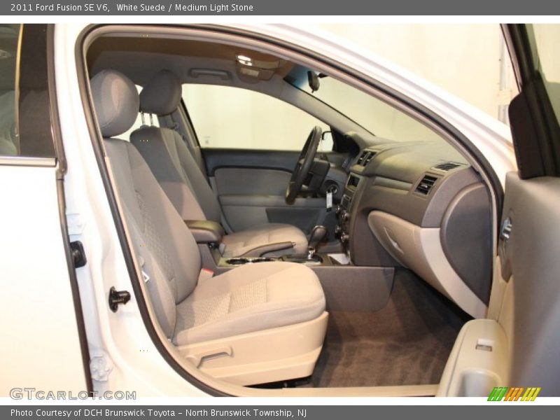 White Suede / Medium Light Stone 2011 Ford Fusion SE V6