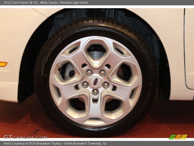 White Suede / Medium Light Stone 2011 Ford Fusion SE V6