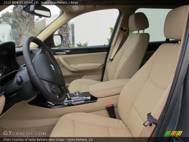 Front Seat of 2013 X3 xDrive 28i