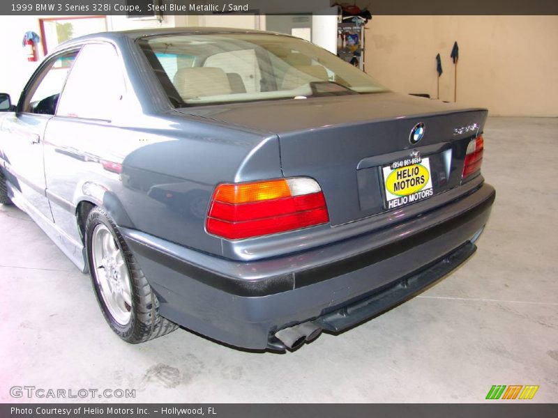 Steel Blue Metallic / Sand 1999 BMW 3 Series 328i Coupe