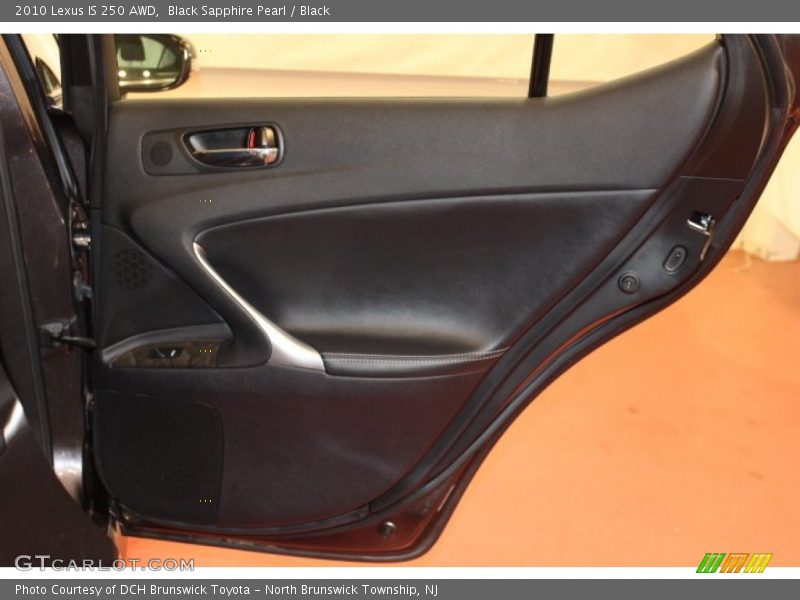 Black Sapphire Pearl / Black 2010 Lexus IS 250 AWD