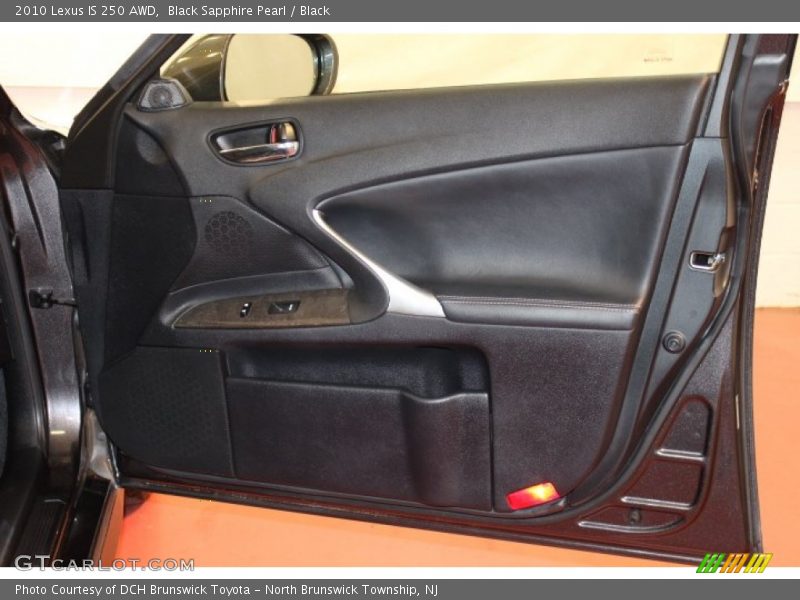Black Sapphire Pearl / Black 2010 Lexus IS 250 AWD
