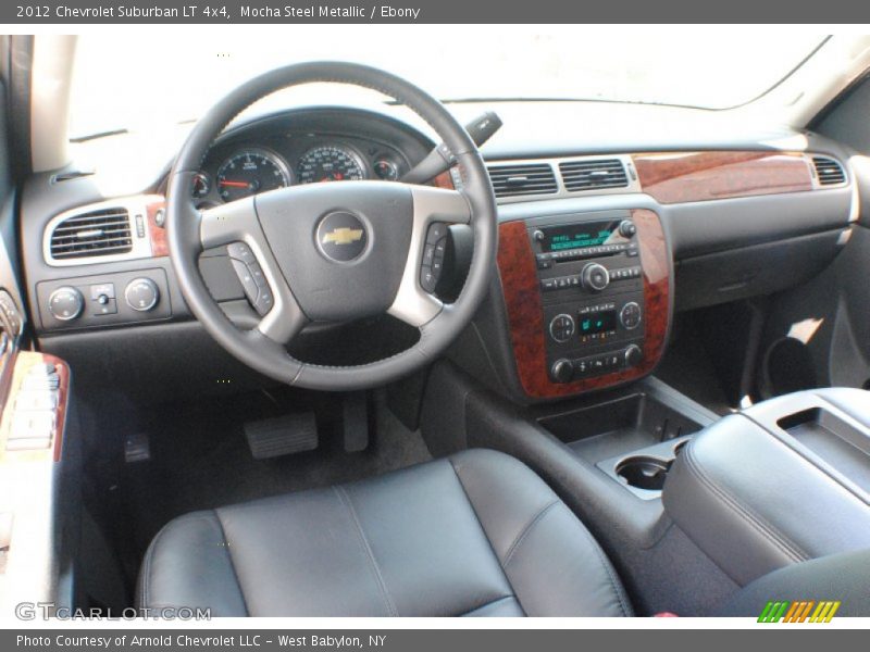 Mocha Steel Metallic / Ebony 2012 Chevrolet Suburban LT 4x4