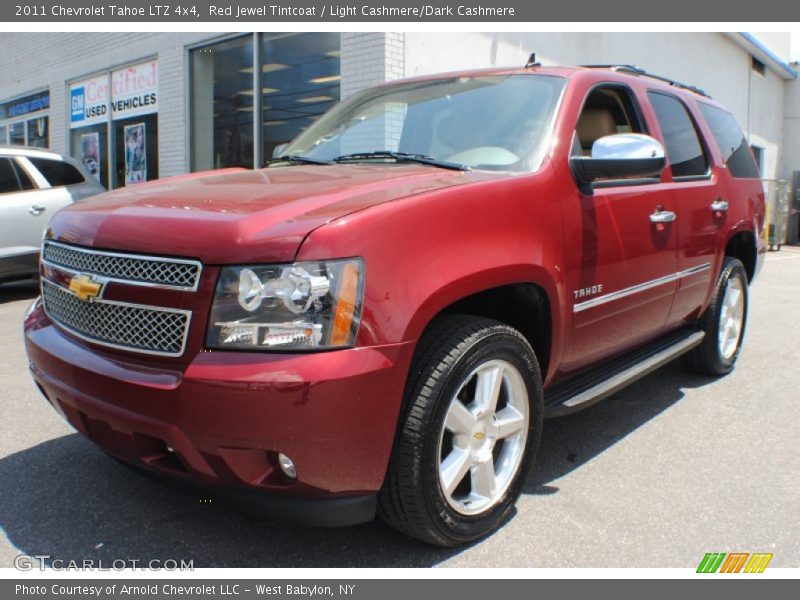 Red Jewel Tintcoat / Light Cashmere/Dark Cashmere 2011 Chevrolet Tahoe LTZ 4x4