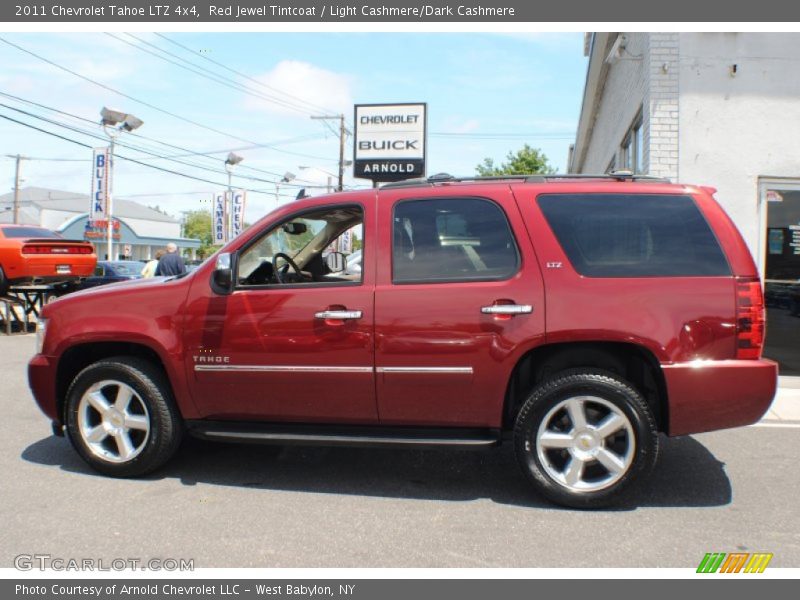 Red Jewel Tintcoat / Light Cashmere/Dark Cashmere 2011 Chevrolet Tahoe LTZ 4x4