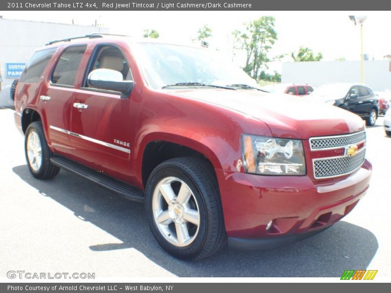Red Jewel Tintcoat / Light Cashmere/Dark Cashmere 2011 Chevrolet Tahoe LTZ 4x4