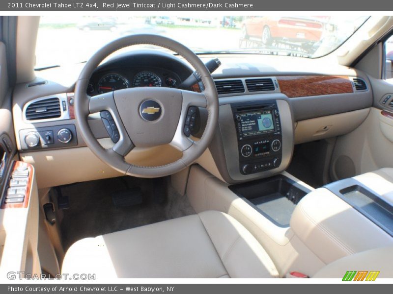 Red Jewel Tintcoat / Light Cashmere/Dark Cashmere 2011 Chevrolet Tahoe LTZ 4x4