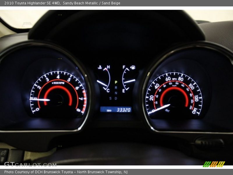 Sandy Beach Metallic / Sand Beige 2010 Toyota Highlander SE 4WD