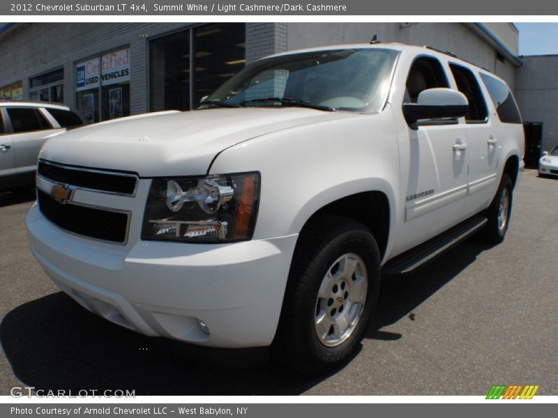 Summit White / Light Cashmere/Dark Cashmere 2012 Chevrolet Suburban LT 4x4