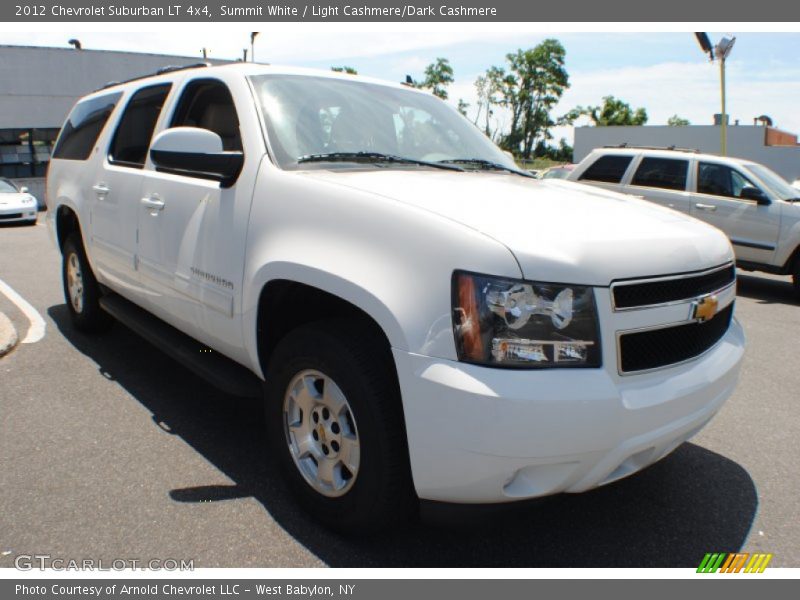 Summit White / Light Cashmere/Dark Cashmere 2012 Chevrolet Suburban LT 4x4