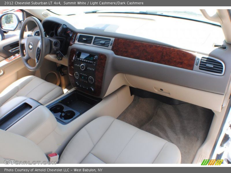 Summit White / Light Cashmere/Dark Cashmere 2012 Chevrolet Suburban LT 4x4