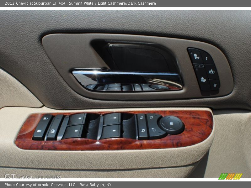 Summit White / Light Cashmere/Dark Cashmere 2012 Chevrolet Suburban LT 4x4