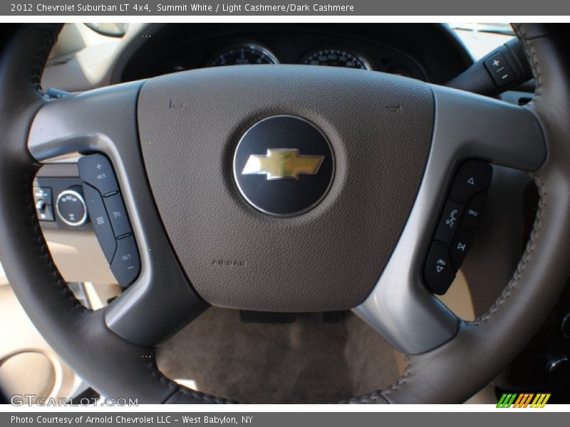Summit White / Light Cashmere/Dark Cashmere 2012 Chevrolet Suburban LT 4x4