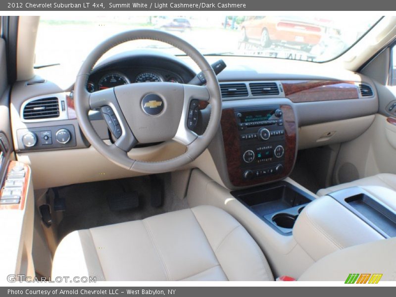 Summit White / Light Cashmere/Dark Cashmere 2012 Chevrolet Suburban LT 4x4