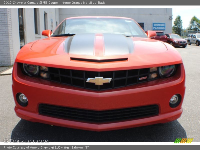 Inferno Orange Metallic / Black 2012 Chevrolet Camaro SS/RS Coupe