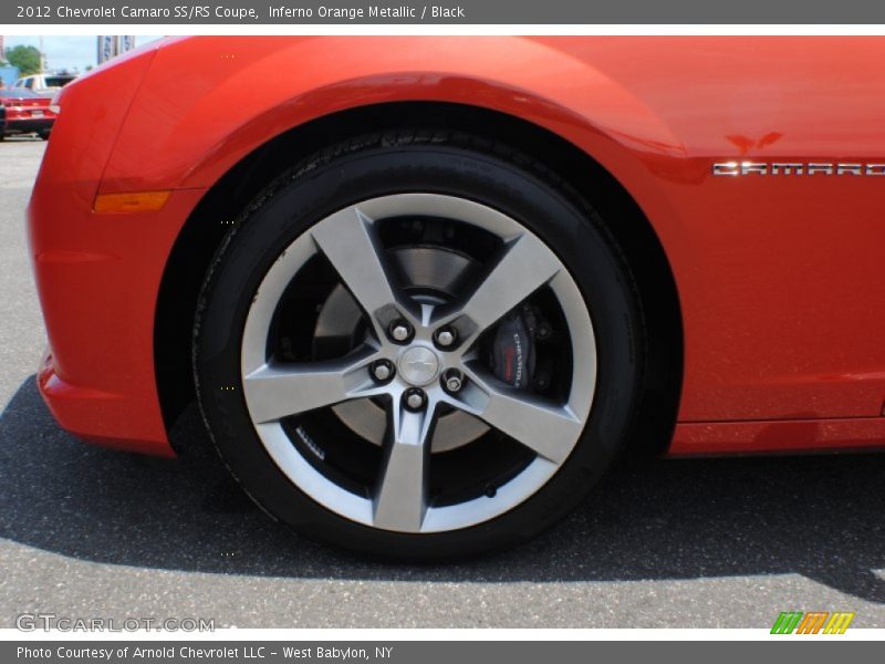 Inferno Orange Metallic / Black 2012 Chevrolet Camaro SS/RS Coupe